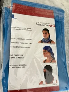 Mission Multi-Cool 12 in 1 Multifunctional Gaiter and Headwear Blue New - Picture 1 of 3