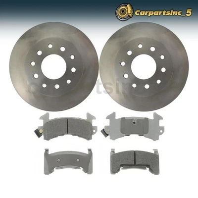 Brake Rotor Brake Pad Rear 3x for Pontiac Firebird 3.8L 1979 1980 1981 - Image 1 of 4