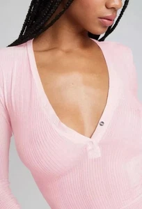 Negative Underwear Damen Whipped Henley Babe (pink) - UVP 125 $ Größe XS - Bild 1 von 4