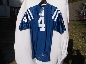 Reebok NFL Equipment On Field Colts Farben Trikot Nr. 4 PRSNLZD LUKAN GR. 52 Neu mit Etikett - Bild 1 von 4
