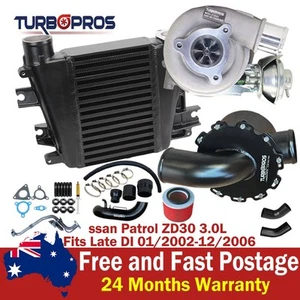 Turbo de actualización, intercooler, caja de aire + kit de tuberías para Nissan Patrol ZD30 3,0 L - Imagen 1 de 20