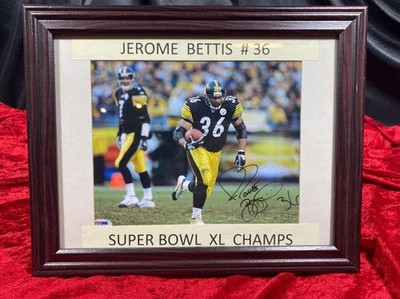 Jerome Bettis Autographed 8x10" Photo - Imagem 1 de 3