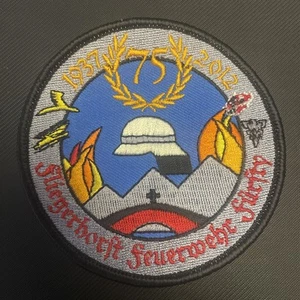 Bundeswehrfeuerwehr Fliegerhorst Fürsty 75 Jahre Werkfeuerwehr Ärmelabzeichen - Bild 1 von 1