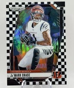 2024 Panini Prizm Jamarr Chase Black and White Checkerboard RARE SSP Bengals #57 - Bild 1 von 2