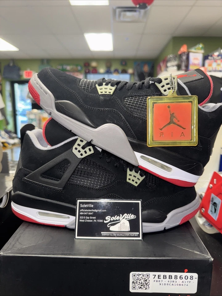 Talla 10 - Jordan 4 Retro Bred lanzamiento 2012 Foto 1 de 4