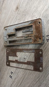 Pontiac GTO 1967 LeMans Hurst palanca de cambios de doble puerta placa superior OEM 9777902 #AP-99-14 - Imagen 1 de 11