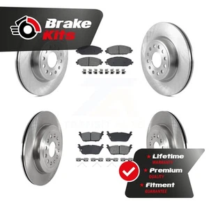 Front Rear Brake Rotors & Semi-Metallic Pad Kit For 2019-2024 Ram 1500 5.7L 3.6L - Picture 1 of 1