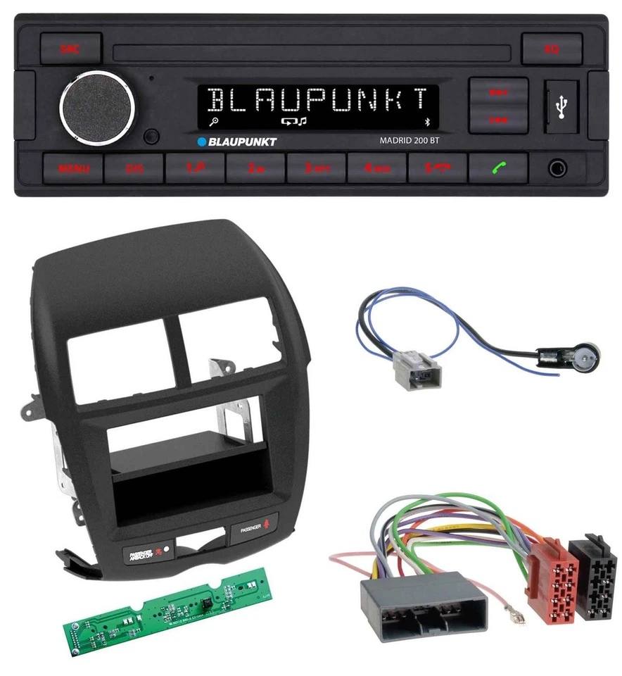 Blaupunkt USB AUX Bluetooth MP3 Autoradio für Mitsubishi ASX (2010-2014) - Bild 1 von 4