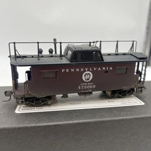 Ho Scale brass PRR N-8 Caboose Alco Eastern Region 478060 Painted Weathered - Picture 1 of 18