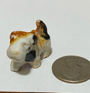 Tiny Dog Pendant Ornament Ceramic Spotted Small Dog Lover Gift Vintage 1.5” Read - Picture 1 of 20