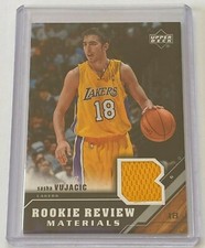 2005-06 Upper Deck Rookie Review Materials Sasha Vujacic #RRM-SV 🏀NBA Lakers🏀