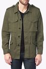$428 NWT 7 FOR ALL MANKIND SzM MILITARY UTILITY LIGHTWEIGHT JACKET FATIGUE GREEN