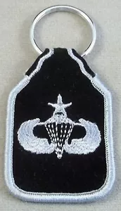 Llavero bordado paracaidista senior del ejército de los Estados Unidos - ala de salto - paracaidista - Imagen 1 de 1