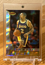 Derek Fisher 1996-97 Bowman's Best RC Atomic Refractor Rookie SP Parallel Lakers