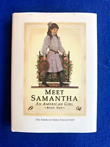 American Girl Doll SAMANTHA Mini bambola 6” MINI HC libro con giacca antipolvere solo 1995 - Foto 1 di 3