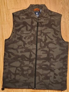 Mens Medium Full Zip Camo Vest - Picture 1 of 3