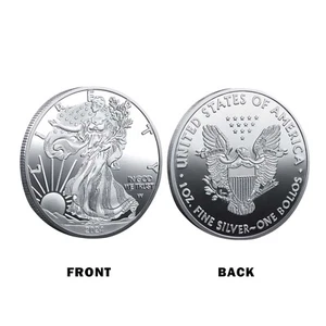 Moneda conmemorativa americana 2025 moneda de 1 dólar águila 1 oz productos de metal de plata - Imagen 1 de 11