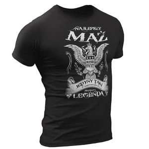 T-Shirt Najlepszy MĄŻ Super Facette Orzeł Prezent Valentynki Polska Koszukla PL - Bild 1 von 16