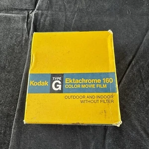 Kodak Movie Ektachrome 160 Type G Color Film Super 8 Film Cartridge Expired 1983 - Photo 1/7
