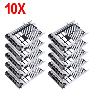 Lot of 10, 3.5" Tray Caddy For Dell R720 R710 R730 G302D R510 R420 KG1CH F238F - Picture 1 of 12
