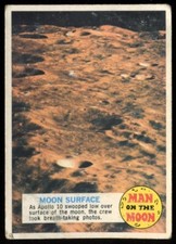 Trade Card, A&BC Chewing Gum, MAN ON THE MOON, 1970, Moon Surface