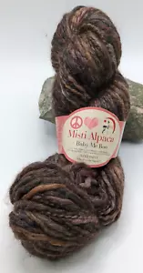 1 SKEIN MISTI ALPACA BABY ME BOO COLOR BBH38 DARK CHOCOLATE - Picture 1 of 5