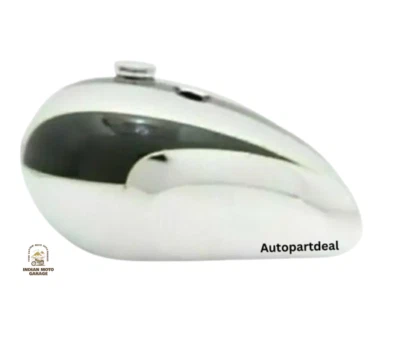 APTO PARA Triumph T140 cromado y negro pintado gasolina/tanque de combustible con tapa Foto 1 de 4