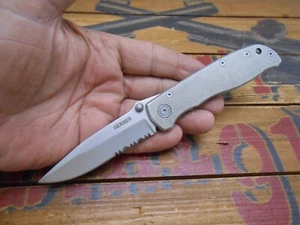 Gerber Air Ranger Pocket Knife Liner Lock Combo Edge Blade - Picture 1 of 8