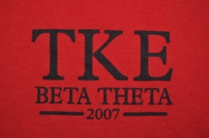 t-shirt small tau kappa epsilon missouri fraternity 2007 17,5 inches pit to pit - Bild 1 von 5