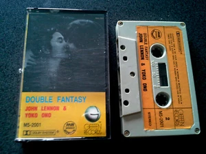 JOHN LENNON DOUBLE FANTASY CASSETTE TAPE ASIAN IMPORT RARE BEATLES - Picture 1 of 2