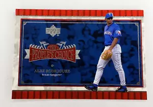 2001 Upper Deck Baseball The People's Choice Alex Rodriguez #PC1 Texas Rangers - Picture 1 of 4