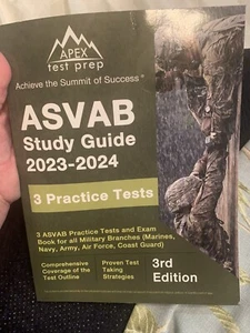 ASVAB Study Guide 2021-2022: Test Prep and ASVAB Practic [Includes Detailed A... - Picture 1 of 12