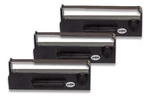 3 Cinta color para Epson TM-U 295 negro - Afbeelding 1 van 1