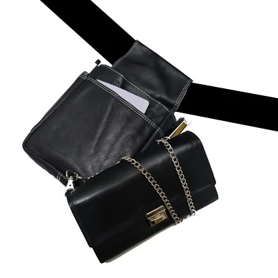 4tlg. Waiter Set Real Leather Wallet Holster Pouch Wallet Purse Halter - Image 1 of 4