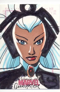 Tarjeta de boceto Rubenstein Storm 2008 de Women of Marvel - Imagen 1 de 1