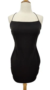 New Windsor Dress Women's size M Black Stretch Polyester With Rhinestone Accent - Picture 1 of 6