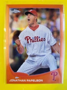 2013 Topps Chrome Orange Refractors #61 Jonathan Papelbon - Philadelphia Phil - Picture 1 of 1