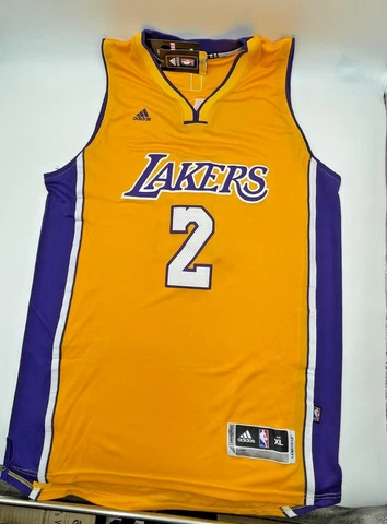 NBA Los Angeles Lakers Lonzo Ball Jersey adidas SWINGMAN Men's Size XL+2 Cover