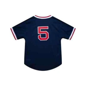 Boston Red Sox Nomar Garciaparra Mitchell & Ness 1997 Authentic Mesh BP Jersey - Picture 1 of 3