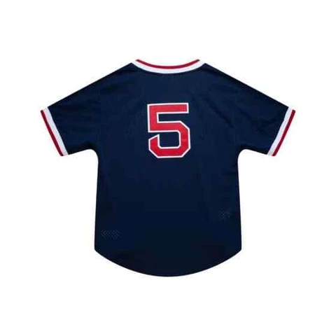 Boston Red Sox Nomar Garciaparra Mitchell & Ness 1997 Authentic Mesh BP Jersey Cover