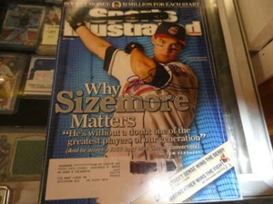 Grady Sizemore Cleveland Indians Signed Sports Illustrated COA - Picture 1 of 1