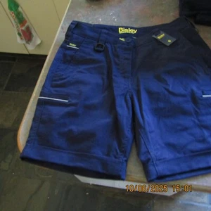 Size 6 Bisley Workwear Navy UPF 50 + Shorts NWT - Imagen 1 de 6
