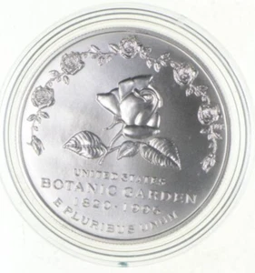 1997-P Unc Botanic Garden Commemorative Silver Dollar $1 - Picture 1 of 2