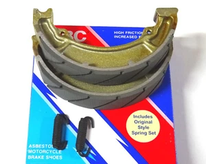 Zapatas de freno traseras Yamaha XC 125 Cygnus 1995-03 EBC ranuradas Y503G - Imagen 1 de 1