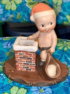 Alice Hoover 1981 Santa Claus Kewpie Doll Bisque Chimney St Nick VHTF RARE OOP - Bild 1 von 10