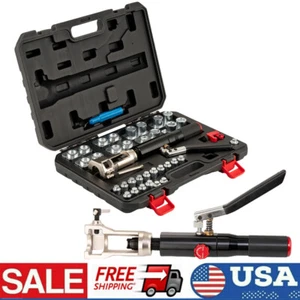 33X Hydraulic Flaring Tool Kit 45° Double Flaring Tool for 3/16" to 1/2" Tube US - Picture 1 of 10