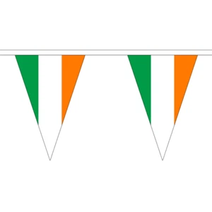Ireland Triangle Bunting 10m 27 Flags *SALE PRICE* - Picture 1 of 3