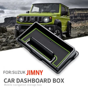 Car Inner Dashboard Storage Box fits Suzuki Jimny 2019-22 Accessories Green Mat - Picture 1 of 7