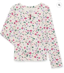 Wonder Nation Girls Long-Sleeve Henley T-Shirt Size XL (14-16) NEW - Picture 1 of 9