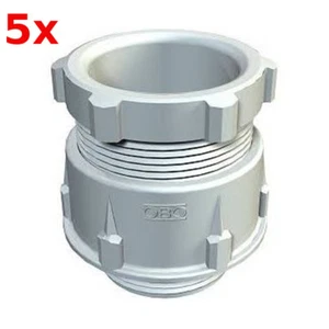 5x OBO Kabelverschraubung M63x1,5 Ral 7035 grau 106M63PS / 106 M63 PS M63 - Picture 1 of 1